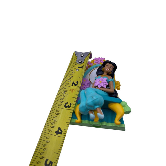 Jasmine Aladdin Christmas Ornament Disney Princess Sitting Vanity Table Vtg RARE - Picture 6 of 8